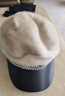 恒源祥水貂皮棒球帽子女款加厚秋冬季保暖帶帽檐鴨舌帽時(shí)尚洋氣皮草帽 珍珠色 M碼(55-57厘米0 曬單實(shí)拍圖