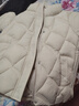 羽絨棉服女短款冬裝新款棉衣小個(gè)子時(shí)尚輕薄小棉襖韓版加厚外套潮 米白色 XL 90-105斤 曬單實(shí)拍圖