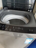 海爾（Haier）直驅變頻10公斤波輪洗衣機全自動(dòng)中途添衣桶自潔一級能效智能稱(chēng)重 超凈洗線(xiàn)屑過(guò)濾器以舊換新 10KG 直驅變頻+七維減震+漩瀑洗+抗菌除螨 波輪 曬單實(shí)拍圖