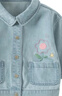戴維貝拉（DAVE＆BELLA）兒童牛仔外套春裝女童長(cháng)袖休閑洋氣寶寶童裝外衣 曬單實(shí)拍圖