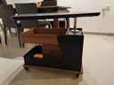 林之語(yǔ)巖板沙發(fā)邊幾可移動(dòng)茶幾桌客廳家用可折疊升降高小桌子臥室床頭桌 【ENF級實(shí)木柜體】雅黑+胡桃色-360°升降巖板臺面 整裝發(fā)貨·送貨上門(mén) 曬單實(shí)拍圖