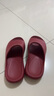 樸西靜步新款女士室內居家涼拖eva軟底浴室洗澡 安哥拉紅  37-38 曬單實(shí)拍圖