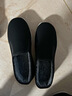 勵風(fēng)冬季老北京布鞋男加絨加厚保暖手工千層底中老年爸爸棉鞋 黑色 39 曬單實(shí)拍圖
