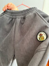 嘟嘟家兒童褲子加絨保暖秋冬寶寶長(cháng)褲加厚卡通冬裝男童女童休閑褲童裝潮 灰色 100 曬單實(shí)拍圖