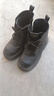 ZHR女靴冬季長(cháng)毛絨增高馬丁靴女復古百搭小個(gè)子短靴女 JF95B 黑色 38 曬單實(shí)拍圖