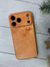 金恒適用蘋(píng)果17promax手機殼新款iPhone17pro真皮保護套17pro鏡頭全包防摔17高級感ip17網(wǎng)紅情侶男女款 漸變平安連筆字【星宇橙】液態(tài)皮紋殼 iPhone 17 Pro Max 曬單實(shí)拍圖