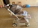 億寶萊（yibaolai）高景觀(guān)嬰兒推車(chē)可坐躺超輕便攜折疊避震寶寶傘車(chē)雙向四輪嬰兒童車(chē) 升級卡其+坐躺+折疊+雙向推行+網(wǎng)布一體+四輪豪華 曬單實(shí)拍圖