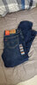 Levi's李維斯冬暖系列男士511修身復古休閑潮流牛仔褲 曬單實(shí)拍圖