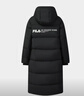 FILA 斐樂(lè )楊冪同款RGB羽絨遠紅外發(fā)熱女子長(cháng)款羽絨服冬季保暖防寒外套 曬單實(shí)拍圖