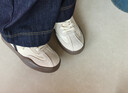 熱風(fēng)（Hotwind）銀色德訓鞋女款2026年春季新款百搭平底休閑鞋輕便軟底女鞋子 曬單實(shí)拍圖