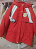 迪士尼女童紅色過(guò)年服外套2026新款兒童冬裝大童拜年服外套保暖寶寶棉服 曬單實(shí)拍圖