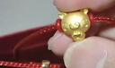 周大生黃金轉運珠足金十二生肖蛇年本命年手鏈送女友老婆生日節日禮物 生肖豬 曬單實(shí)拍圖
