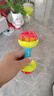 歐麥爾0-1歲寶寶早教新生兒追視覺(jué)撥浪鼓手搖鈴鐺兒童握抓訓練玩具 曬單實(shí)拍圖