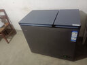海爾（Haier）寶藍212升雙溫冰柜家用冷藏冷凍兩用保鮮雙箱柜無(wú)需頻繁除霜臥式小型冰箱FCD-212GHXPCZ國家補貼 曬單實(shí)拍圖