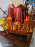 LED電子蠟燭插電火焰爐家用上香供奉喬遷觀(guān)音財神爺燈佛前長(cháng)明燈 富貴爐（插電兩用款）無(wú)電池 曬單實(shí)拍圖