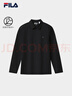FILA 斐樂(lè )官方男子針織長(cháng)袖POLO衫2026春季簡(jiǎn)約基礎防曬上衣 曬單實(shí)拍圖