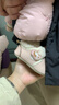 英氏（YEEHOO）【商場(chǎng)同款】嬰兒布鞋步前鞋襪鞋女寶寶秋冬軟底鞋舒適新款 千鳥(niǎo)格粉 18 碼 建議腳長(cháng)10-11cm 曬單實(shí)拍圖