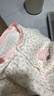 婧麒新生嬰兒連體衣秋冬季小月齡寶寶夾棉衣服嬰幼兒外出服睡衣秋 粉-滿(mǎn)印花朵保暖連體衣 80cm  【9-18個(gè)月建議體重8.5-10kg】 曬單實(shí)拍圖