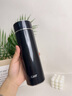 嘉特（GiNT）保溫杯316L不銹鋼茶水分離男女士便攜商務(wù)車(chē)載水杯 可定制禮品 【316L內膽】黑色400ml 曬單實(shí)拍圖