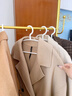 EACHY無(wú)痕晾衣架防肩角不起鼓包家用掛大衣衣服撐寬肩防滑毛衣架子*10 曬單實(shí)拍圖
