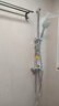 九牧（JOMOO）亮銀集成升降硅膠除垢三功能分體淋浴器噴槍款35324-592/1B-1 曬單實(shí)拍圖