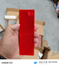 巨木汽車(chē)用反光板貨車(chē)反光條反射器夜光塑料車(chē)身警示高亮防撞反光標貼 整箱50片【紅百各25片】 曬單實(shí)拍圖