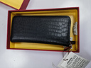 鱷魚(yú)恤新年禮物質(zhì)感鱷魚(yú)紋頭層牛皮時(shí)尚手包男士長(cháng)款錢(qián)包送男友 曬單實(shí)拍圖