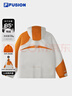 FILA FUSION斐樂(lè )潮牌羽絨服兩件套男冬新款拼色寬松保暖外套 云霧灰-GY 2XL 185/104A/XXL 曬單實(shí)拍圖
