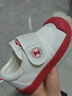 牧童幼兒園鞋春秋款室內鞋男童防撞學(xué)步鞋女寶寶小白鞋 英倫紅1 27 曬單實(shí)拍圖