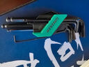 綠林（GREENER）內六角扳手家用套裝自動(dòng)組合六棱 戰艦款9件套【發(fā)黑】加長(cháng)-球 曬單實(shí)拍圖