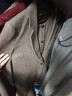 歌莉婭水洗羊毛西裝套裝新款通勤穿搭重要場(chǎng)合兩件套裙1EDJAC33A 86Y咖啡色 L 曬單實(shí)拍圖