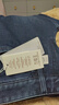 九牧王男褲牛仔褲男【空氣牛仔褲lite磨毛款】秋冬季彈力加絨保暖褲子男 曬單實(shí)拍圖