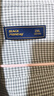 BLACKMONDAY純棉格子襯衫男全棉液氨抗皺男士正裝商務(wù)休閑長(cháng)袖襯衣 曬單實(shí)拍圖