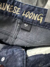 HLA海瀾之家直筒牛仔褲男中華龍加絨加厚褲子男冬季新年 曬單實(shí)拍圖