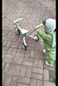 babycare兒童三輪車(chē)寶寶遛娃神器平衡腳踏車(chē)多功能滑步手推車(chē)五合一微光鈦 曬單實(shí)拍圖