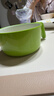 如山兒童輔食碗吃飯專(zhuān)用碗防摔防燙新生嬰幼兒手柄飯碗小孩寶寶餐具 維爾綠+檸檬黃-450ML大容量 曬單實(shí)拍圖