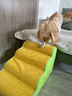 寵物樓梯狗狗樓梯上下床臺階防滑床邊爬梯斜坡可拆洗幼犬沙發(fā)腳墊 三層款30*39*40cm（黃綠和黃藍隨機發(fā)貨） 曬單實(shí)拍圖