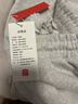 名創(chuàng  )優(yōu)品（MINISO）衛褲男生秋冬款跑步運動(dòng)長(cháng)褲2025年新款純棉休閑褲子 白花灰 M 曬單實(shí)拍圖