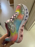 Skechers斯凱奇童鞋女童運動(dòng)鞋閃燈鞋開(kāi)關(guān)魔術(shù)貼兒童休閑公主鞋302315L 銀色/多彩色/SMLT 27.5 曬單實(shí)拍圖