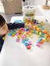 童木星實(shí)木大顆粒積木玩具3-6歲兒童益智拼裝拼圖男孩女孩生日新年禮物 100粒彩色積木【桶裝】 曬單實(shí)拍圖