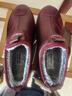 回力媽媽鞋加絨中年冬季棉鞋老人防滑保暖中老年短靴女皮鞋1271紅色40 曬單實(shí)拍圖