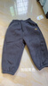 嘟嘟家男童褲子加絨冬裝兒童長(cháng)褲加厚冬款寶寶休閑褲女童運動(dòng)褲保暖洋氣 炭灰色 110 曬單實(shí)拍圖