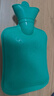 京濮飛上海永字牌橡膠熱水袋注水式老牌防爆暖水袋暖腳暖肚子水袋 中號1L綠色【+加厚絨套】 曬單實(shí)拍圖