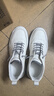 千百度【頭層牛皮】大碼男鞋小白鞋軟皮百搭高幫運動(dòng)休閑鞋板鞋 白色 42 曬單實(shí)拍圖
