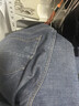 皮爾卡丹（pierre cardin）【加絨保暖】牛仔褲男春季商務(wù)休閑彈力時(shí)尚直筒褲藍色34 曬單實(shí)拍圖