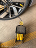得力（deli）雙缸腳踩打氣筒 汽車(chē)自行車(chē)籃球腳踏車(chē)載充氣泵 公路車(chē)打氣筒帶表 曬單實(shí)拍圖
