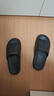 稻草人拖鞋男士居家用洗澡防滑浴室內戶(hù)外穿情侶厚底靜音女涼拖 黑44-45 曬單實(shí)拍圖