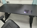 傲風(fēng)A4Pro電競桌實(shí)木電動(dòng)升降電腦桌辦公書(shū)桌子黑色1..6*0.7m 曬單實(shí)拍圖
