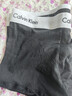 Calvin Klein內衣男士ck三條裝提花棉質(zhì)防夾臀低腰平角內褲 L禮物 曬單實(shí)拍圖