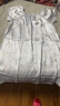絲界真絲睡衣娃娃公主裙秋冬薄款短袖睡裙女絲綢印花家居服節日禮物 曬單實(shí)拍圖